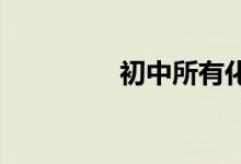 初中所有化学方程式大全