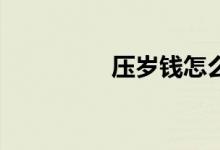 压岁钱怎么花作文200字
