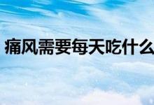 痛风需要每天吃什么药(痛风吃什么药最好)