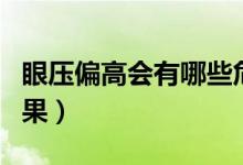 眼压偏高会有哪些危害(眼压高会造成什么后果)