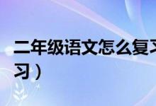 二年级语文怎么复习预习（二年级语文怎么复习）