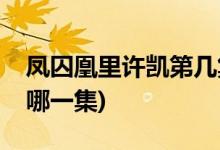 凤囚凰里许凯第几集出现(凤囚凰许凯出现在哪一集)