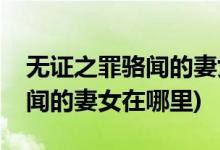 无证之罪骆闻的妻女到底在哪里(无证之罪骆闻的妻女在哪里)