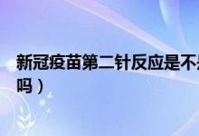 新冠疫苗第二针反应是不是更大（新冠疫苗第二针反应更大吗）