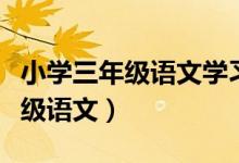 小学三年级语文学习重点（如何学习小学三年级语文）