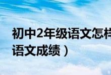 初中2年级语文怎样提高成绩（二年级怎样抓语文成绩）
