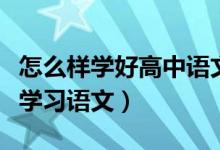 怎么样学好高中语文具体方法（高中应该怎样学习语文）