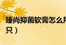 臻尚抑菌软膏怎么用（臻尚抑菌软膏多少钱一只）