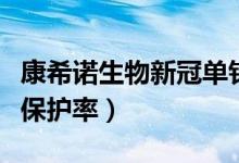 康希诺生物新冠单针疫苗保护率（康希诺疫苗保护率）