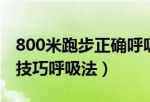 800米跑步正确呼吸法（中考体育800米跑步技巧呼吸法）