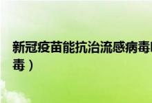新冠疫苗能抗治流感病毒吗（新冠疫苗能否抵抗新的变异病毒）