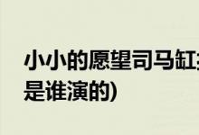 小小的愿望司马缸扮演者(小小的愿望司马缸是谁演的)