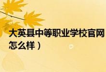 大英县中等职业学校官网(大英县中等职业技术学校就业率怎么样)