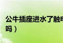 公牛插座进水了触电吗（插座进水后自己会干吗）