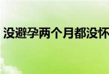 没避孕两个月都没怀孕(没射进去会怀孕吗)
