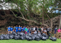 学生通过 heiau 清理与社区建立联系