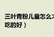三叶青粉儿童怎么才会吃（三叶青粉儿童怎么吃的好）