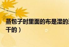 蒸包子时里面的布是湿的还是干的（蒸包子的布是湿的还是干的）