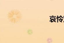 哀怜双语例句