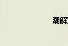 潮解双语例句