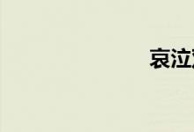哀泣双语例句
