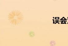 误会双语例句