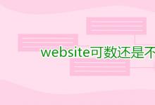 教育资讯：website可数还是不可数
