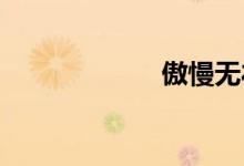 傲慢无礼双语例句