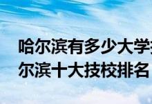 哈尔滨有多少大学技校中专大专（2022年哈尔滨十大技校排名）