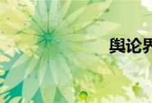 舆论界双语例句