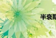 半衰期双语例句