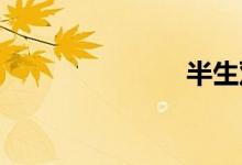 半生双语例句