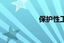 保护性工业双语例句