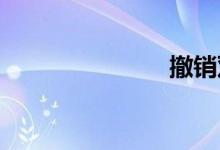 撤销双语例句