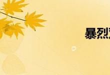 暴烈双语例句