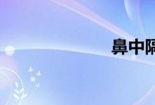 鼻中隔双语例句