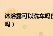 沐浴露可以洗车吗伤油漆吗（沐浴露可以洗车吗）