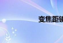 变焦距镜头双语例句