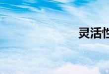 灵活性双语例句