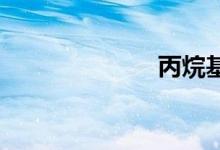 丙烷基双语例句