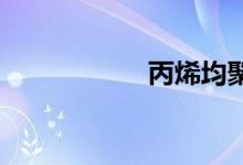 丙烯均聚物双语例句