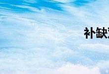 补缺双语例句