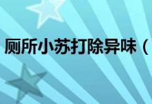 厕所小苏打除异味（厕所反味小苏打小妙招）