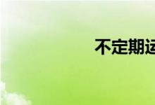 不定期运输双语例句