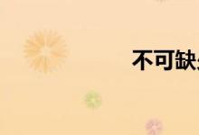 不可缺少双语例句