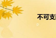 不可支配双语例句