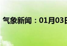 气象新闻：01月03日广西省防城港天气预报