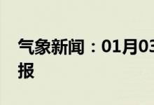 气象新闻：01月03日广西省南宁城区天气预报