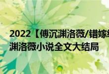 2022【傅沉渊洛薇/错嫁缠婚：首富老公乖乖宠我！】傅沉渊洛薇小说全文大结局