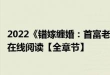2022《错嫁缠婚：首富老公乖乖宠我！》【全新小说】全文在线阅读【全章节】